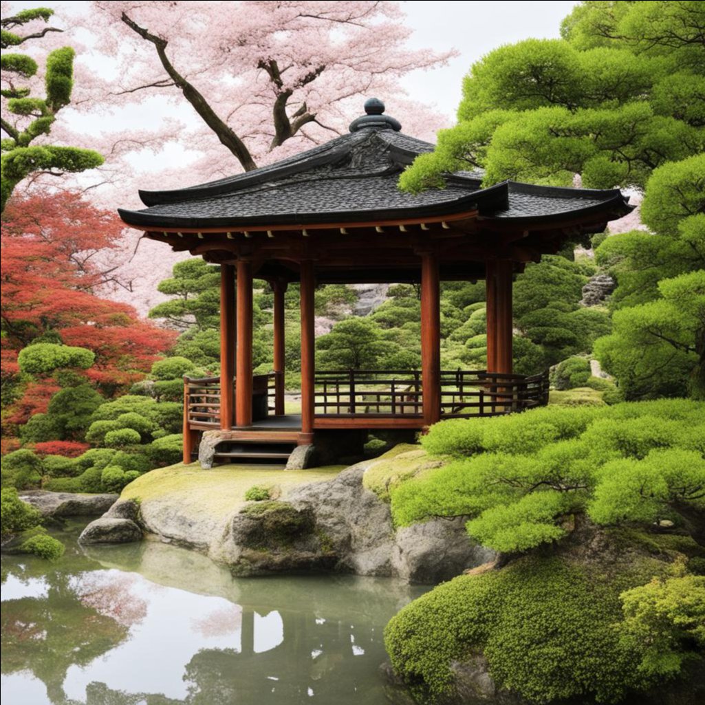 Чайный сад в Японии
